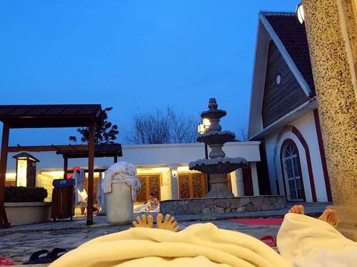 度假吃喝玩一体的温泉酒店,新兴天露山温泉养生度假酒店