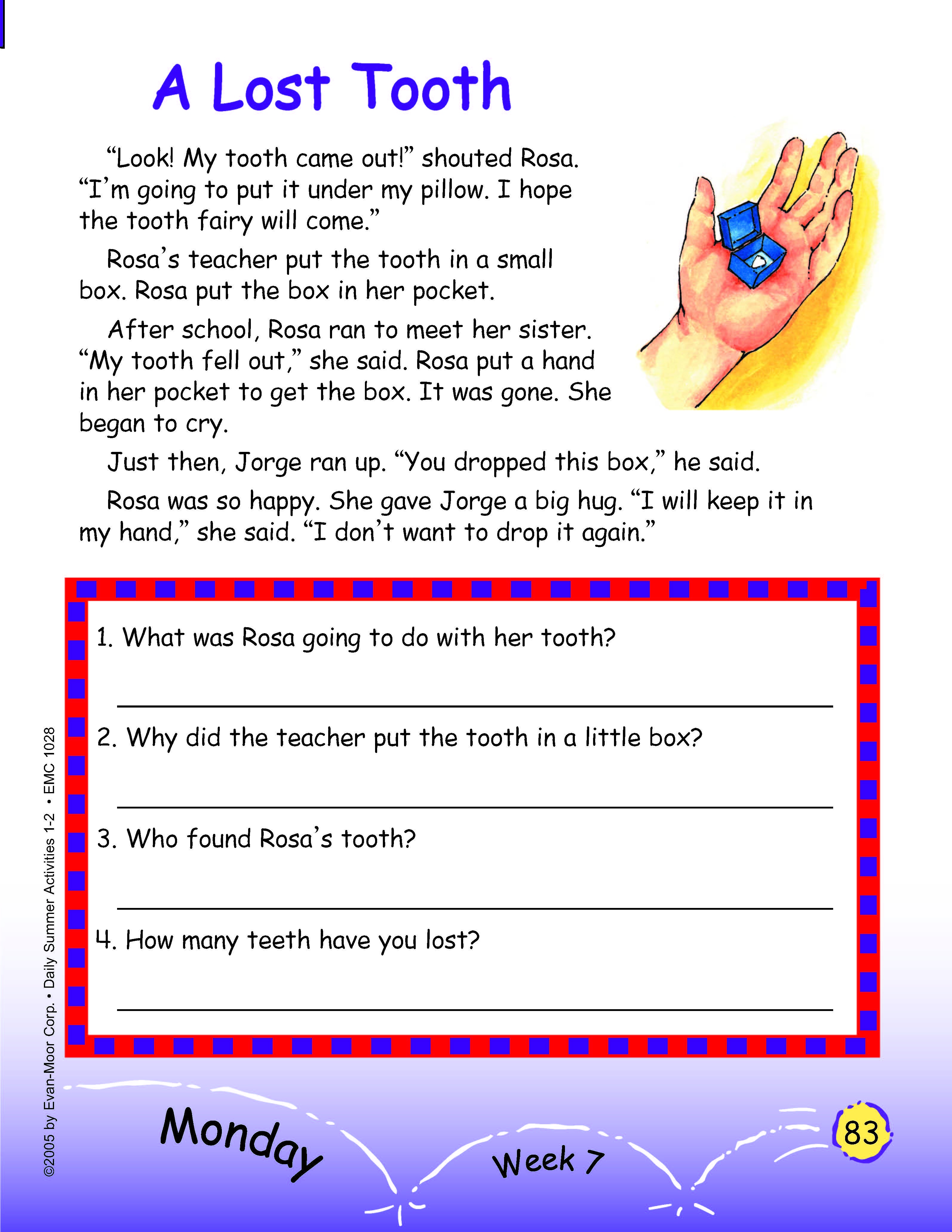 英语原版阅读：ALostTooth