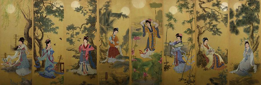 秦淮八绝诗词与简介大全集,苏先生秦淮八艳诗词