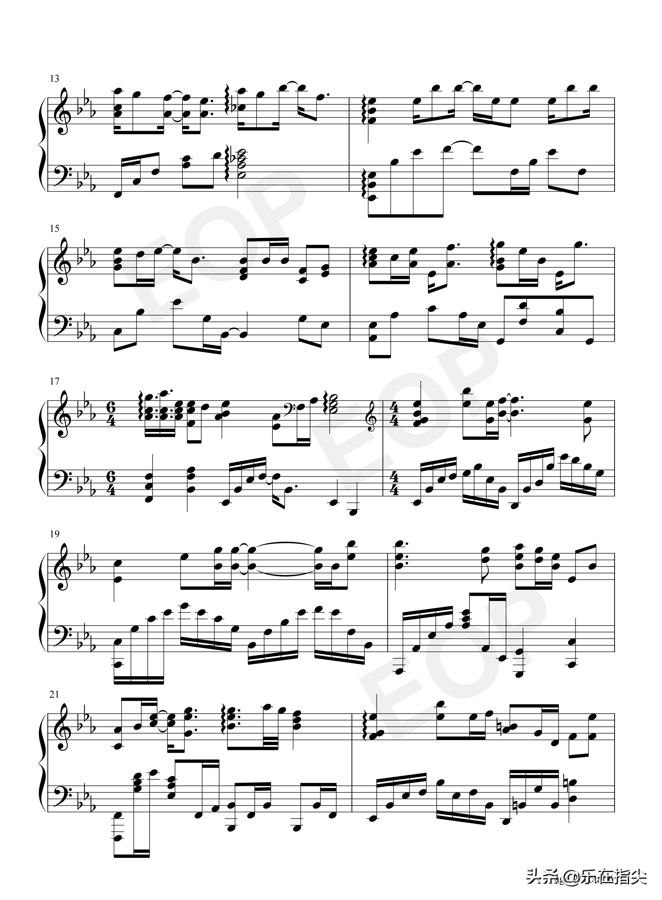 冰糖雪梨钢琴简谱,冰糖炖雪梨冰天雪地钢琴曲简谱