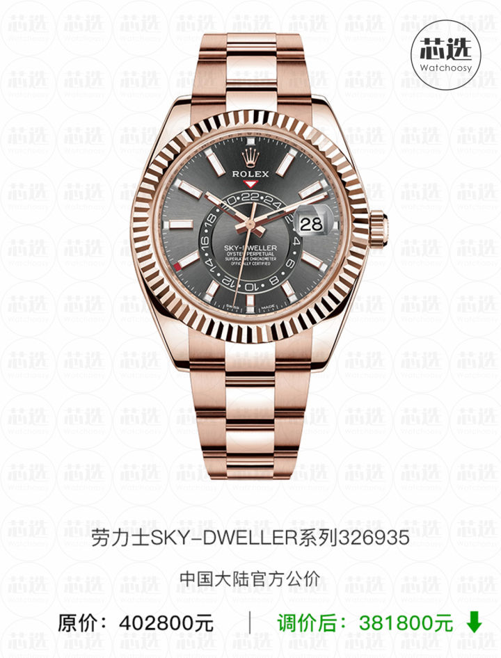 劳力士2021调价,劳力士2019调价前后价格