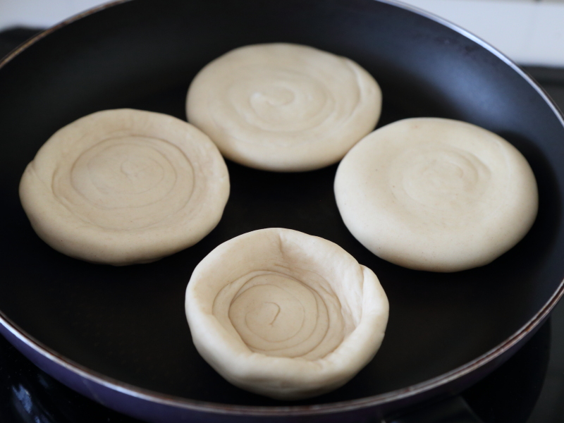 白吉馍不放青椒好吃吗,白吉馍不空心