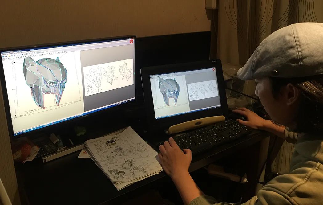 钢铁侠头盔纸板教程,钢铁侠头盔用纸箱做