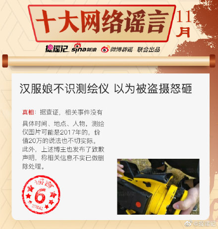 10月份的10大谣言,11月流言榜