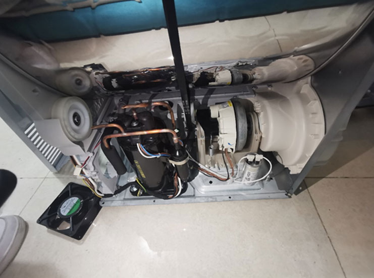 拆出来洗的洗衣机,瑞典asko整体洗衣房