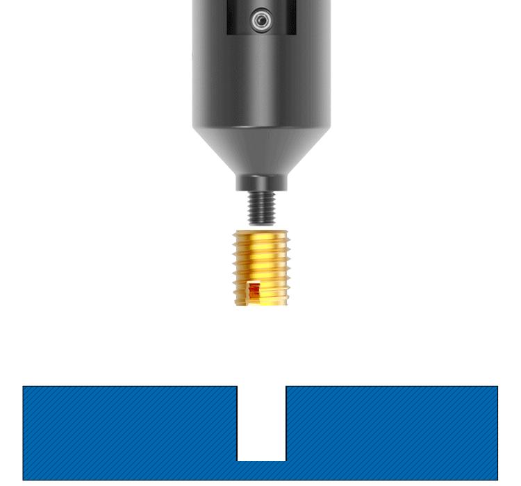 螺纹嵌件旋入原理图解,塑料件螺纹结构设计