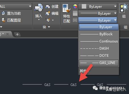cad各种线型线宽标准,cad修改线型和颜色