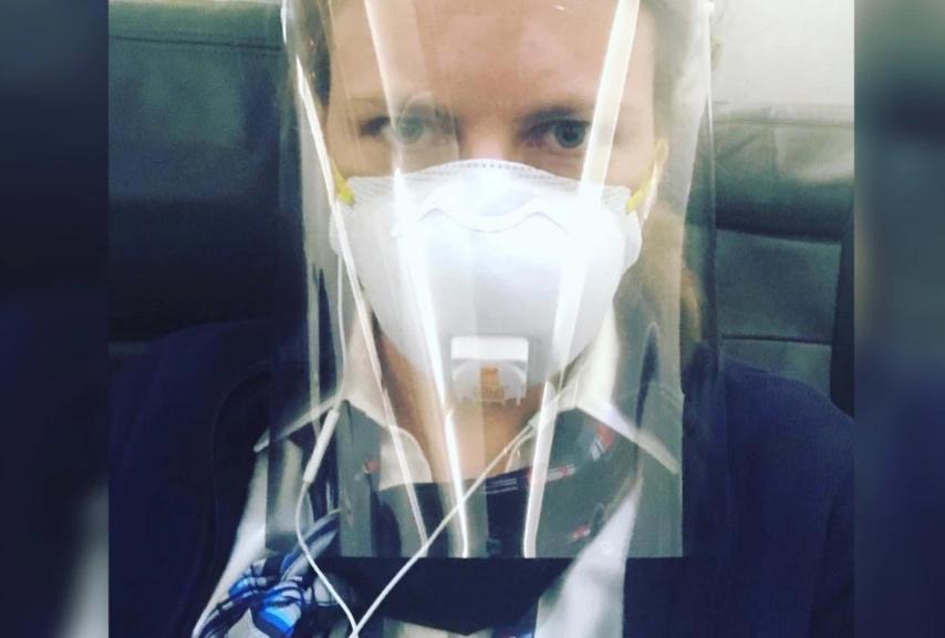 航空空姐感染新冠病毒,美国空乘感染新冠病毒