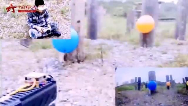 国产电磁枪突然曝光，轻松打穿9层木板，网友：军兔这是开挂了