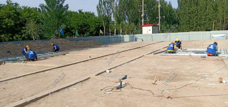 农村一层钢结构建造全过程,钢框架结构楼房建造