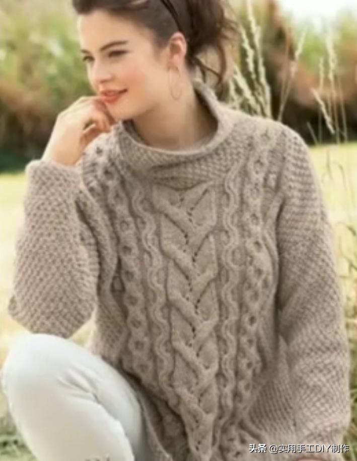 女士针织开衫外套最新款加厚,针织套头衫女