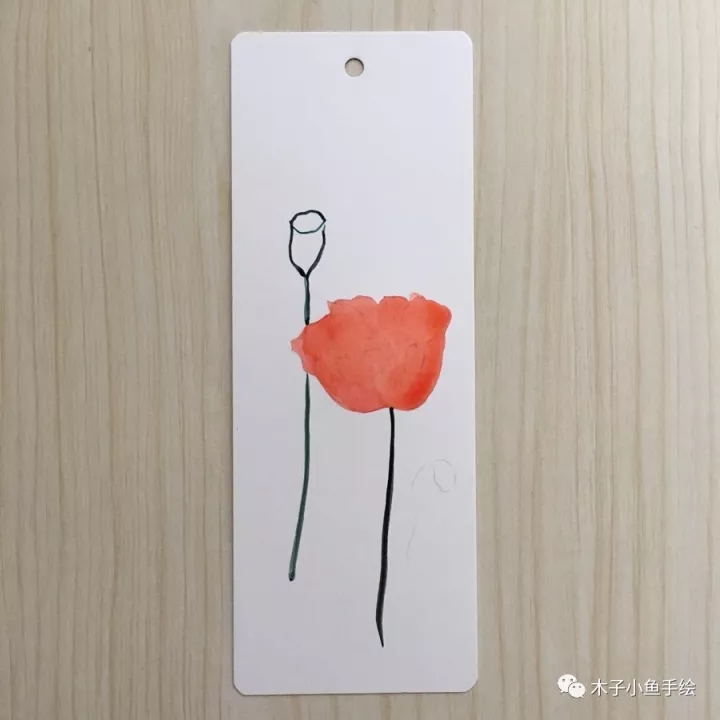 水彩画教程古风人物书签,水彩画教程入门书签简单