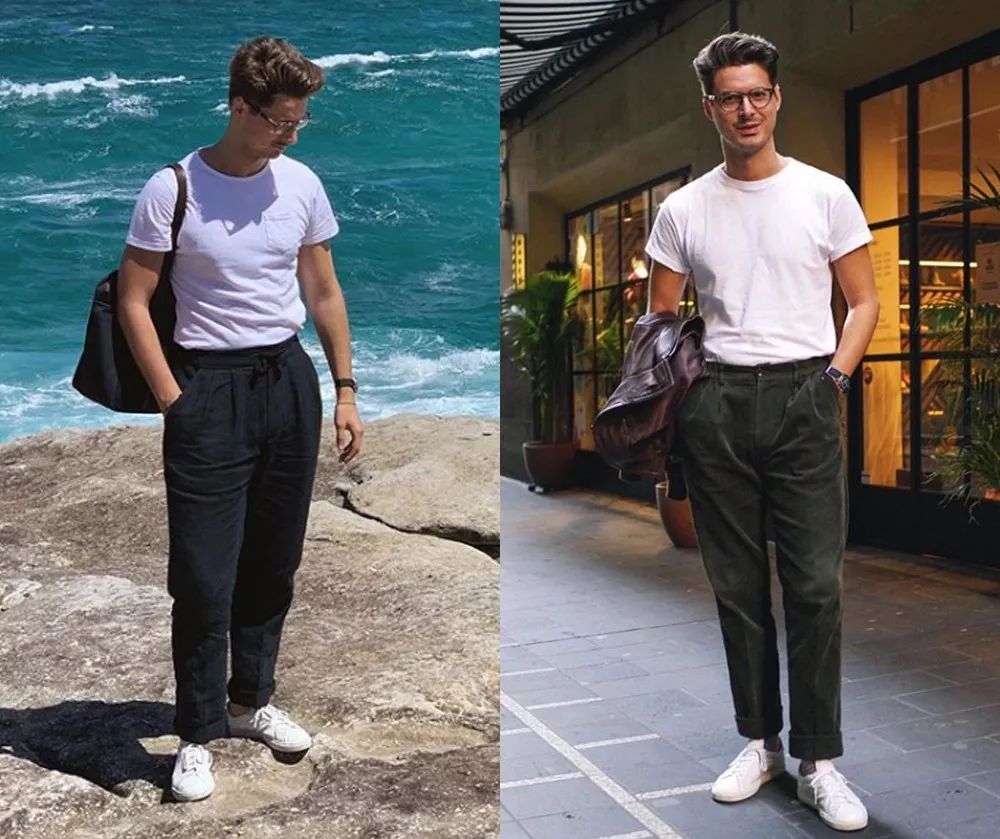 别人穿白T很时髦,自己穿起来却像睡衣,问题都出现在哪里?