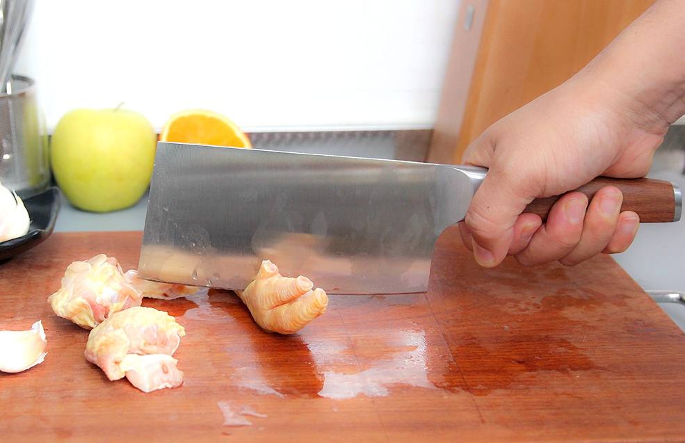 德国钼钒钢家用七件套切菜刀,德国高颜值不锈钢刀具