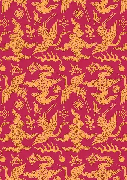 庄重华美的中国古典纹样,东方纹样图植物