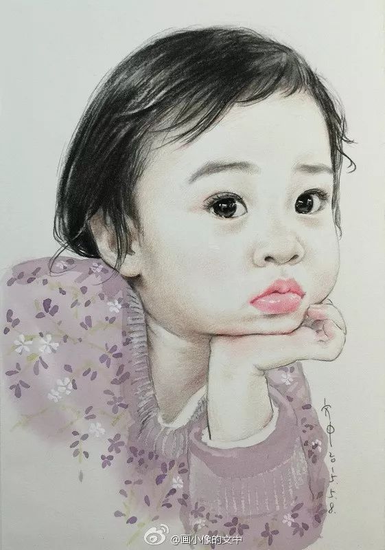 比起打印画,美院毕业的他,笔下这种彩铅水彩画才好看哭了~