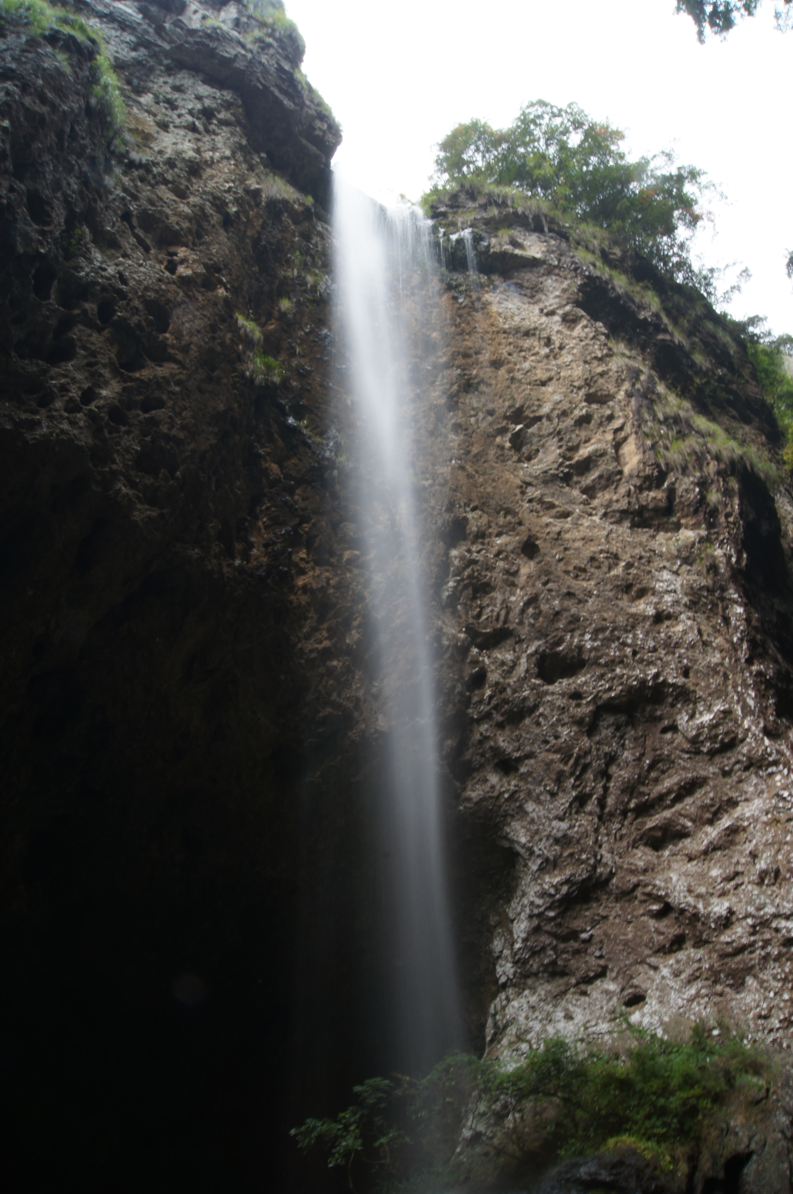 永泰百漈沟瀑布航拍,永泰百漈沟瀑布群