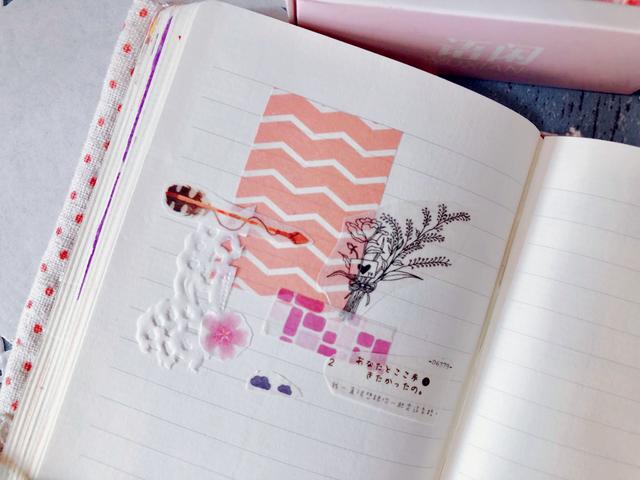 手帐新手买什么胶带,用自制手帐贴纸和自制胶带做手帐