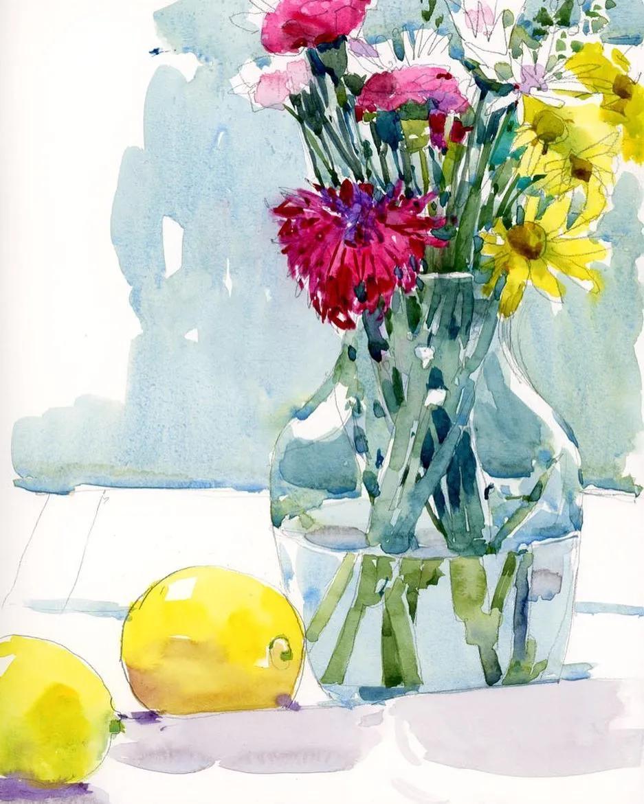 酣畅淋漓的水彩,酣畅淋漓水彩