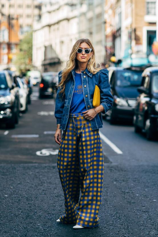 穿阔腿裤不要搭运动鞋,真的土!配对鞋子很重要,这样搭配很洋气