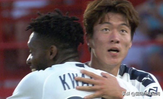 韩国球星梅开二度闪耀法甲,一招鲜吃遍天韩语