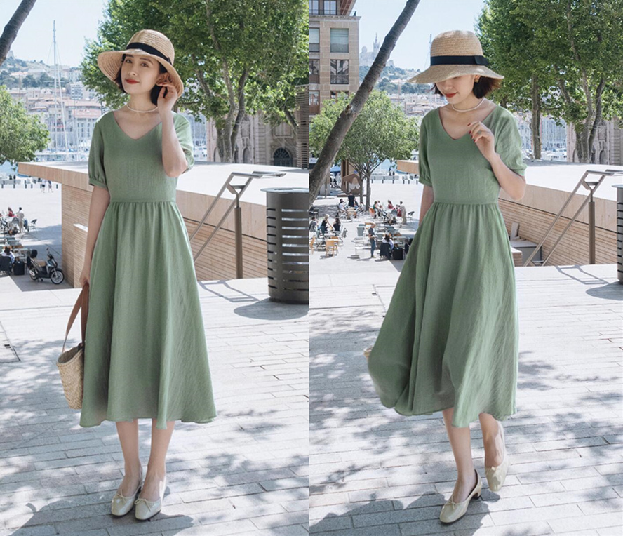 今年最流行的裙子淑女裙,春季流行高腰裙