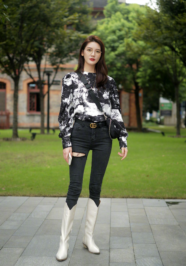 短靴中靴长靴到底应该怎么穿,小短腿穿长靴还是中筒靴