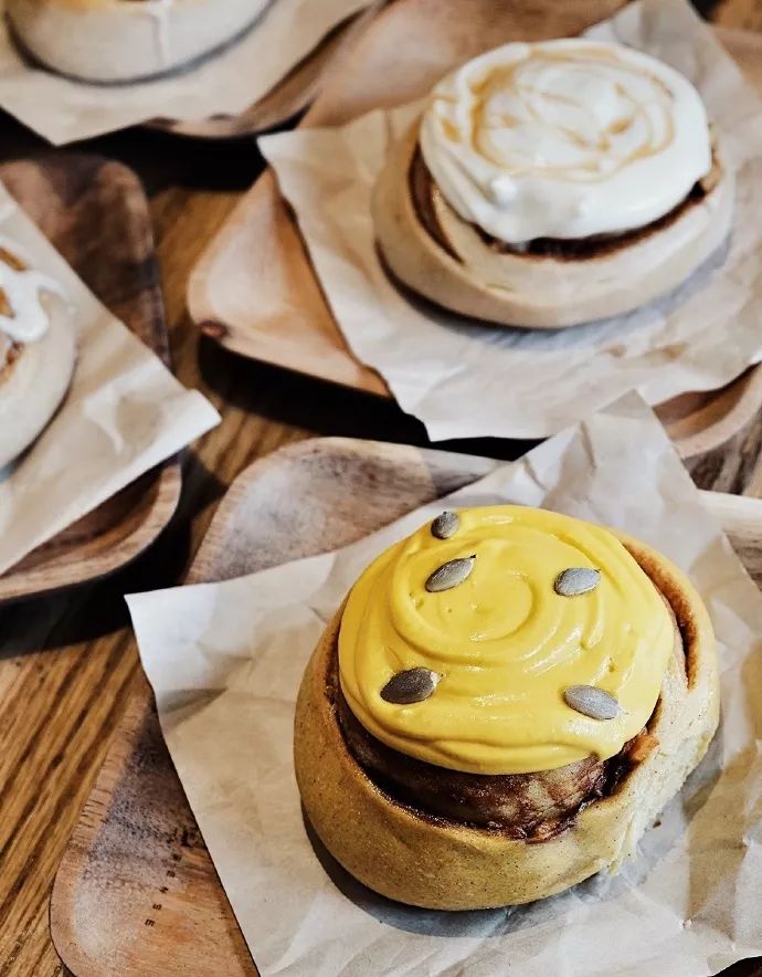 花椒、蛋烘糕和肉桂，对头，这里是咖啡店