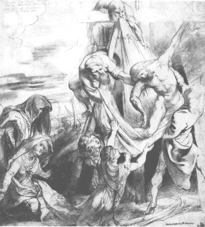 巨匠鲁本斯的素描作品图片,鲁本斯顶级素描