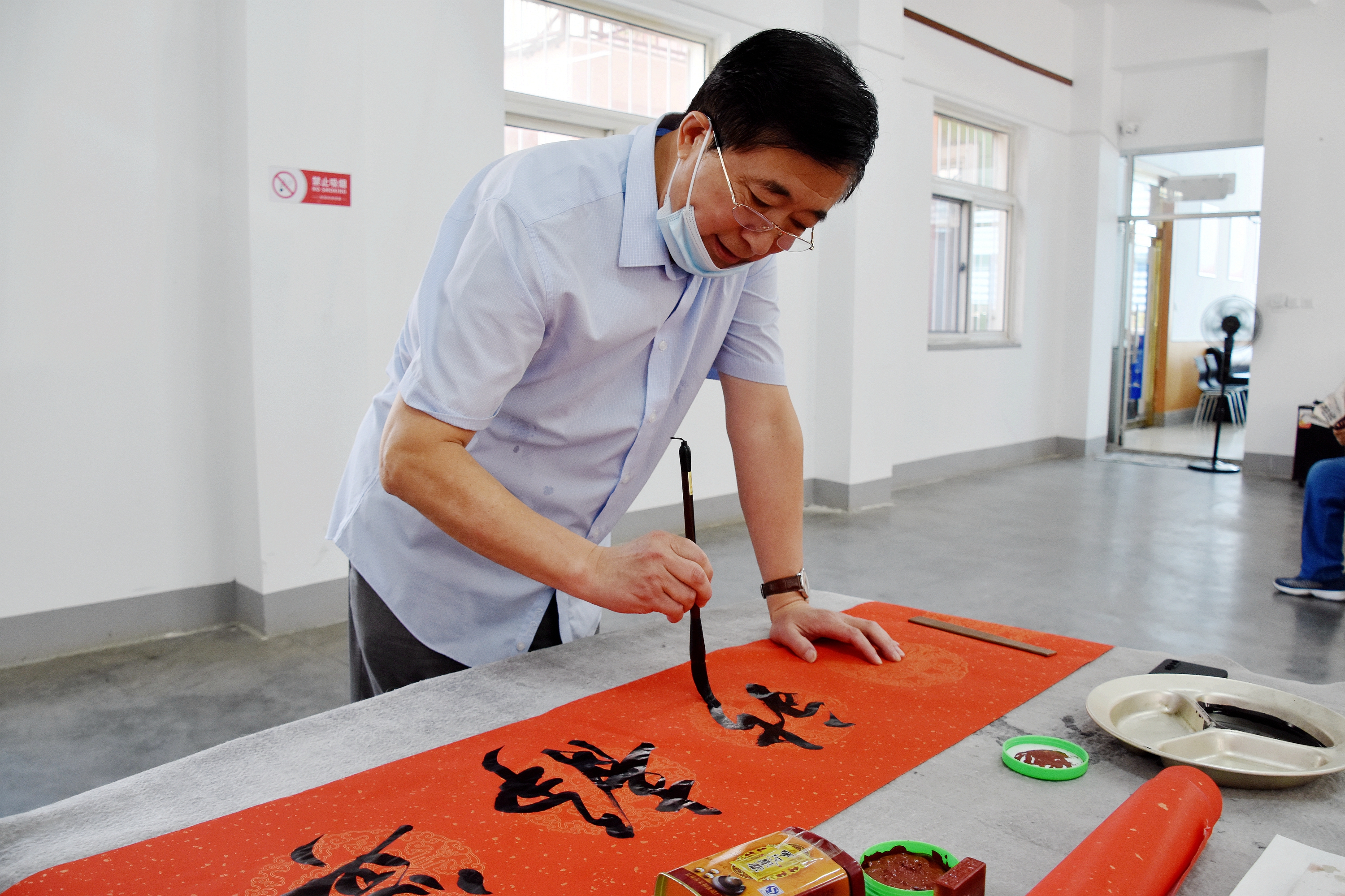 鸢飞社区福海花园小区举办庆祝建军94周年联谊会