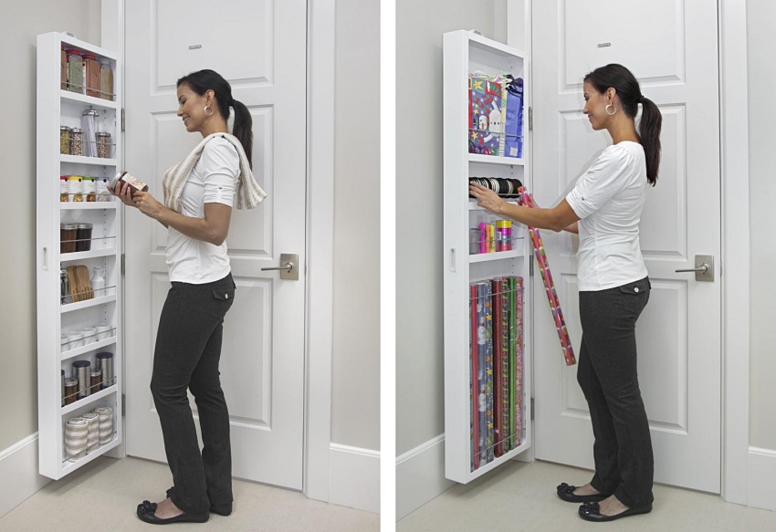 门后空间隐形储物柜 (门后隐藏柜)