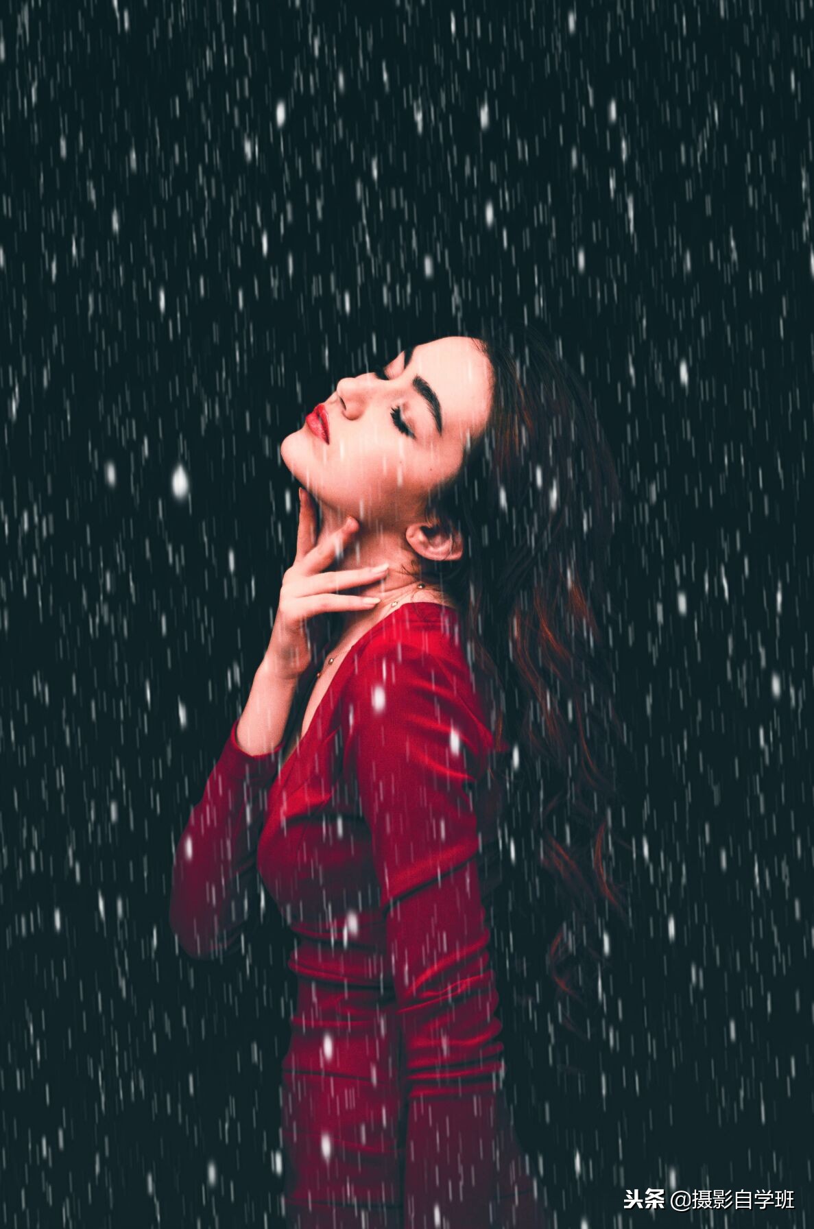 怎么给照片配下雪的效果,怎样给照片添加下雪的场景