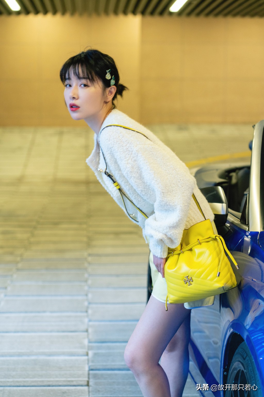 阚清子休闲裤穿搭,阙清子背带裤穿搭