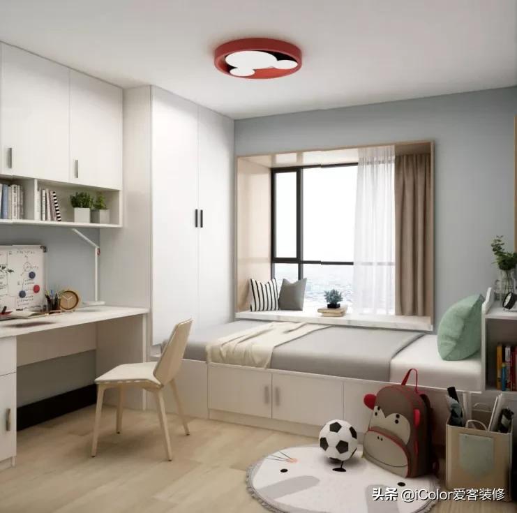 20年的老房改造方案：厨卫全面翻新，儿童房榻榻米定制，超实用