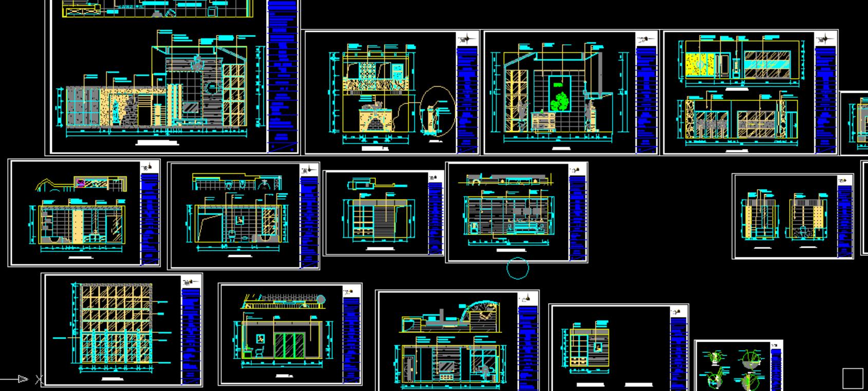 室内设计师位大师施工图,室内设计图100种