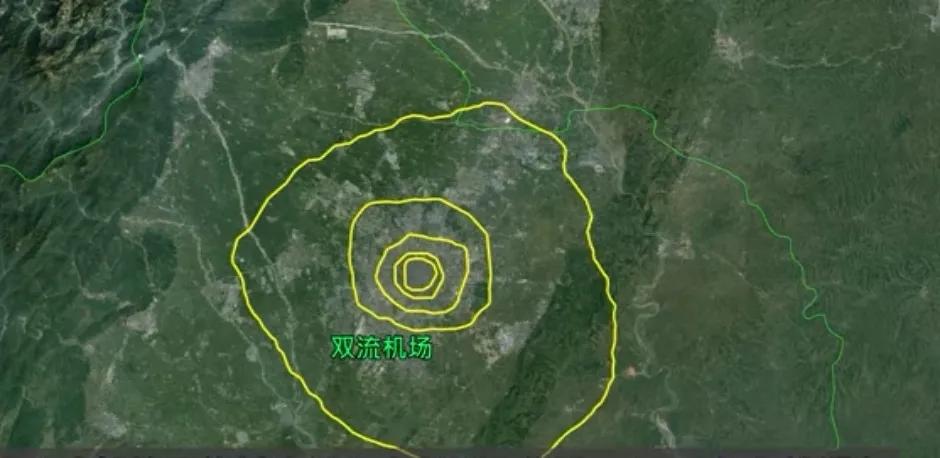 成都市的中轴线有多少公里,成都的环线很圆