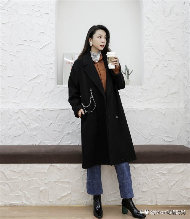 九分裤短靴利落显高又时髦,牛仔裤短靴入冬正流行好看又高级