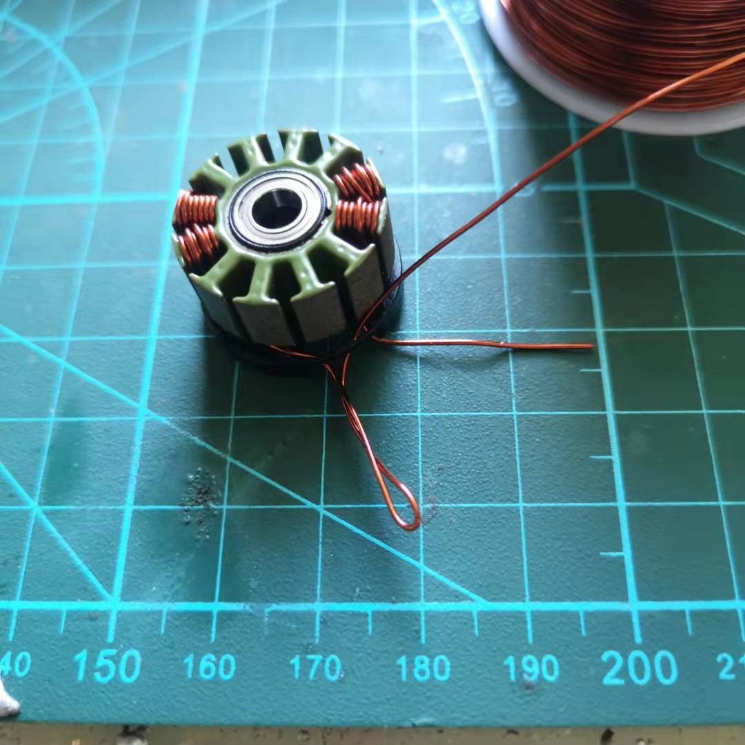 改kv值绕电机线圈教程,大功率电机重新绕线