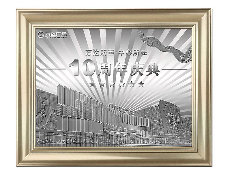 贴金箔的画,给画加画框多少钱