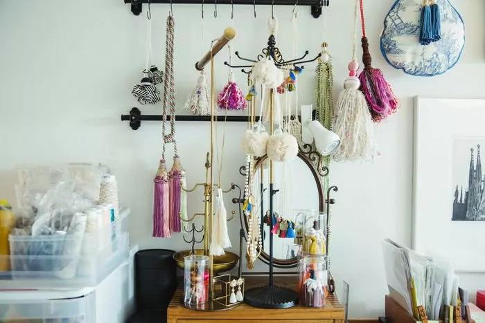 毛线手工家里装饰品,家里毛线很多可以用来干什么