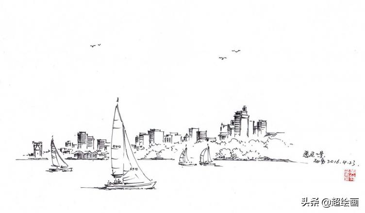 十大顶级钢笔画速写,钢笔速写100幅图片