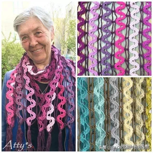 手工diy钩针编织围巾教程,diy手工编织围巾教程
