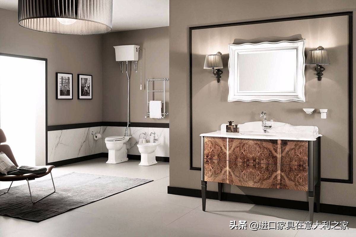 浴室柜最新款图片轻奢简欧,浴室柜款式法式轻奢