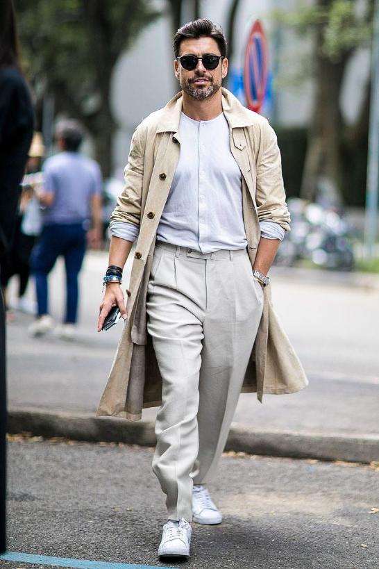 风衣造型穿出优雅文艺范,风衣时尚穿搭穿出高级感