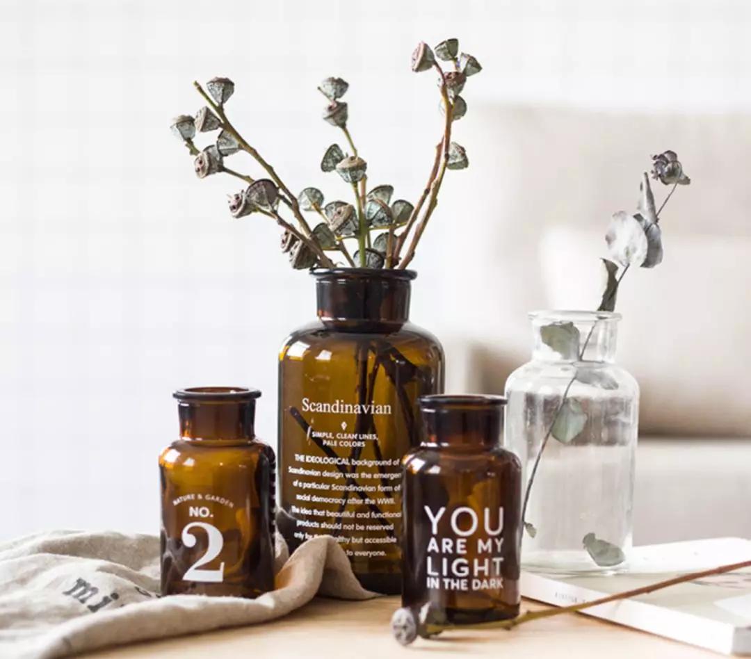 家庭药瓶花瓶插花教程,药瓶子插花