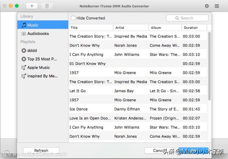 NoteBurneriTunesDRMAudioConverterforMac,音频转换2.5.4