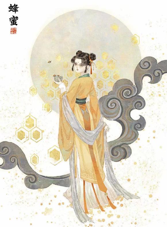 画师大佬将中药拟人，山楂菊花化身小姐姐，山药三七变汉服帅哥