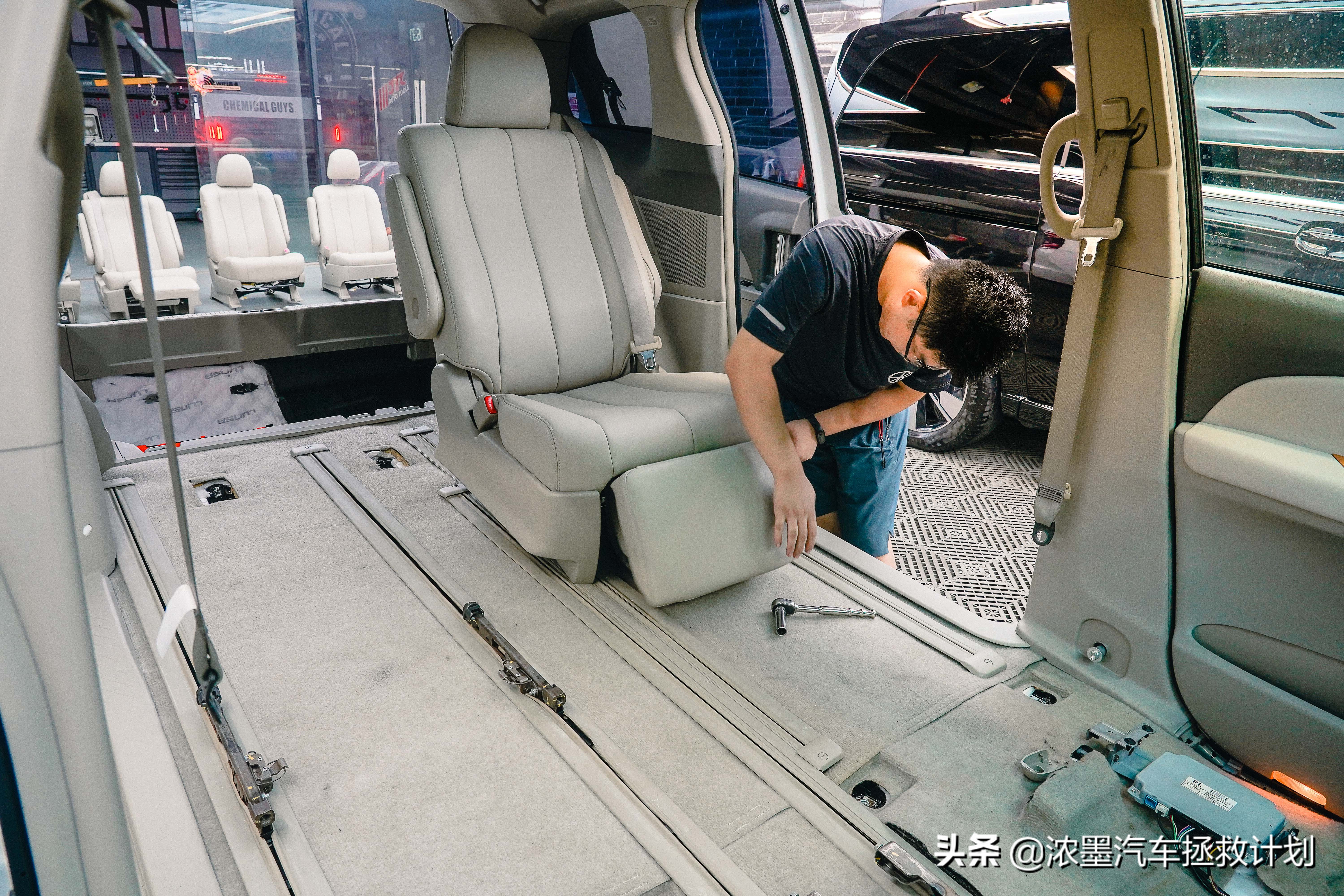 周到车管家,经典老车丰田普瑞维亚翻新整备