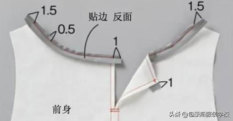 前后双面系带围裙效果附图纸,宝宝前后双面系带围裙