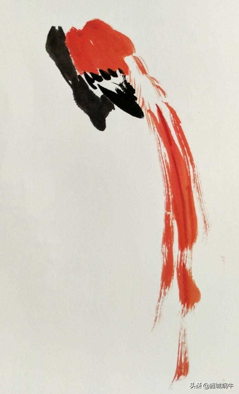 国画飞着绶带鸟的画法步骤,国画绶带鸟的画法